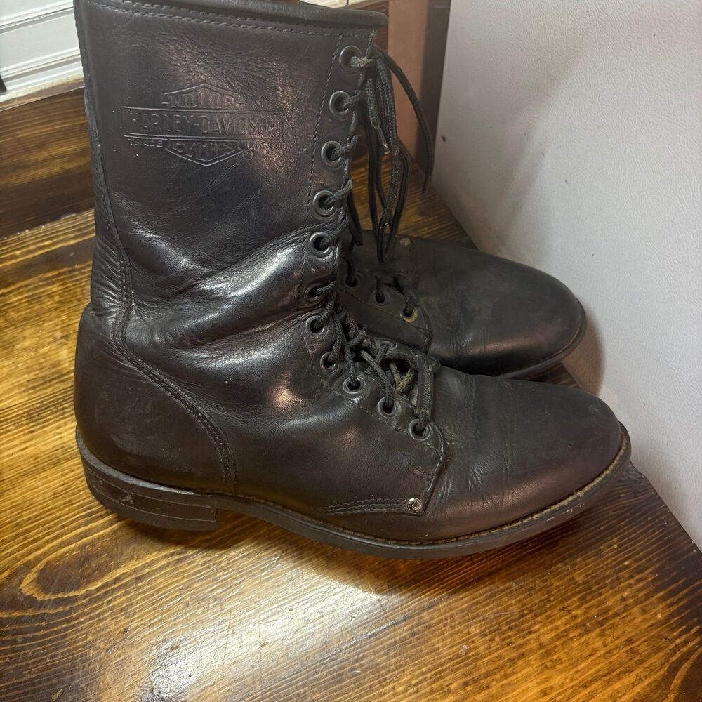 Harley Davidson Black Combat‎ Boots Size 12